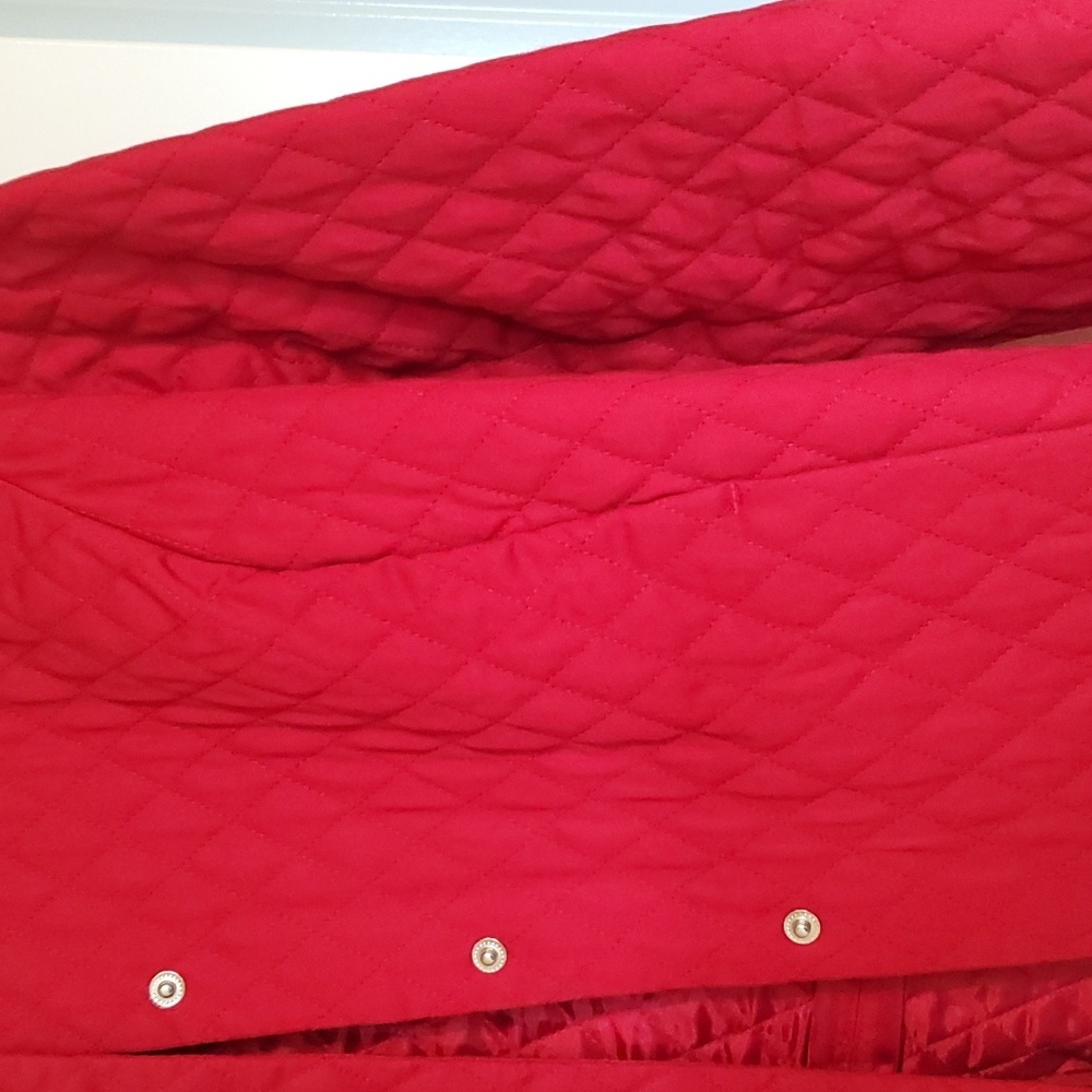 Red Quilted Jacket - image 2